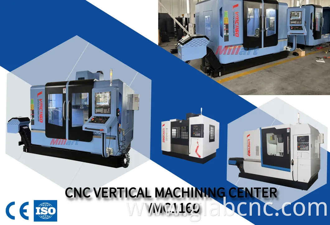 Factory Direct Supply High Accuracy 3-Axis 4-Axis 5-Axis Vmc1160 Vertical Machining Center